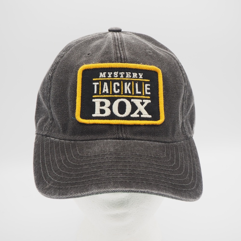 Legacy 92 Mystery Tackle Box Hat Distressed Fishing Cap Patch Dad Cap